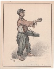 Christian Wilhelm Allers, Venditore di cerini in Napoli, Scugnizzo napoletano