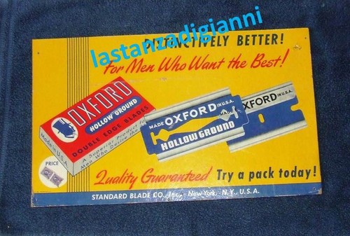 Lametta oxford targa insegna - targa,
