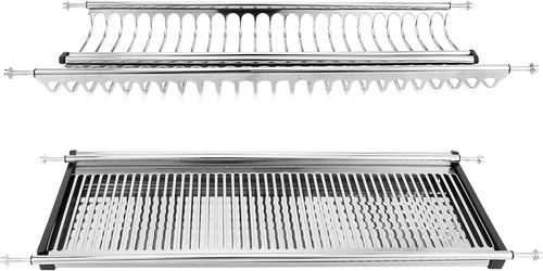 Scolapiatti acciaio inox 10 - acciaio,