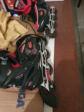 pattini in linea  semi professionale completi di materiale antinfortunistico