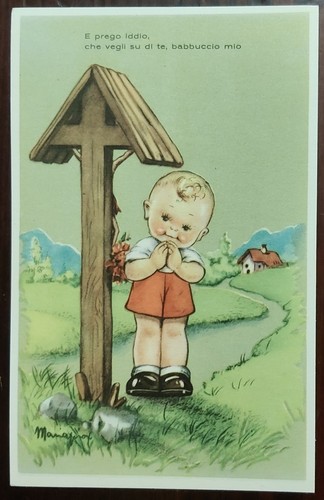 Cartolina illustrata bambini - illustrata,