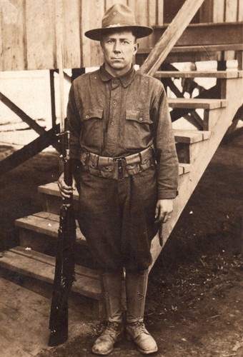 Wwi esercito soldato fucile - wwi, a