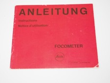 Leica Focometro Manuale Istruzioni