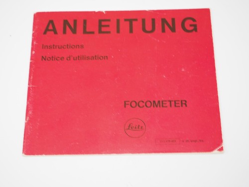 Leica focometro manuale - leica,