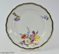 Piatto sfarzoso marche Meissen