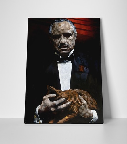 Poster quadro tela marlon - o,