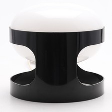 Vintage Kartell Joe Colombo Model KD28 Table Lamp - Black - 1960s