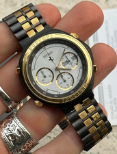 Ferrari Fromula (Cartier) Chronograph - NOS 80's - Full Set - PVD