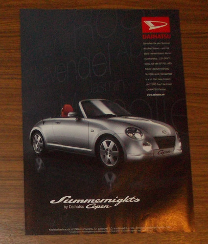 Rara pubblicità daihatsu - rara,