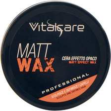 | Matt Wax - Cera Con Effetto Opaco, Cera per Capelli Uomo Professionale, per Ca