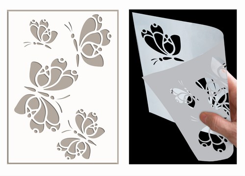 Stencil farfalla misure - farfalla,