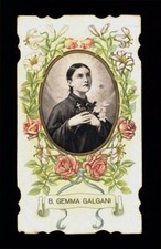 santino cromo-holy card S.GEMMA GALGANI