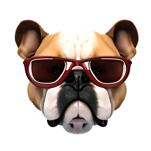 Adesivi auto bulldog inglese - adesivi,