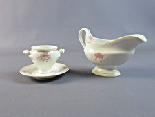 Salsiere in ceramica G.OV. Pellis Trieste stile floreale vintage