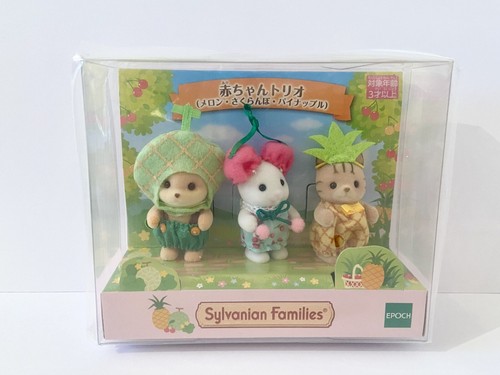 Sylvanian families baby trio - families,