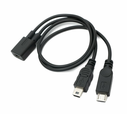 Cavo usb mini b femmina - usb, cm