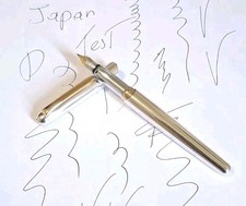 ✅️ Japan Fountain Pen Vintage Tombow Nib bicolor M,steel Gold Plated 