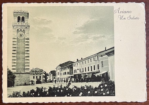 Cartolina epoca aviano - cartolina, (pn)