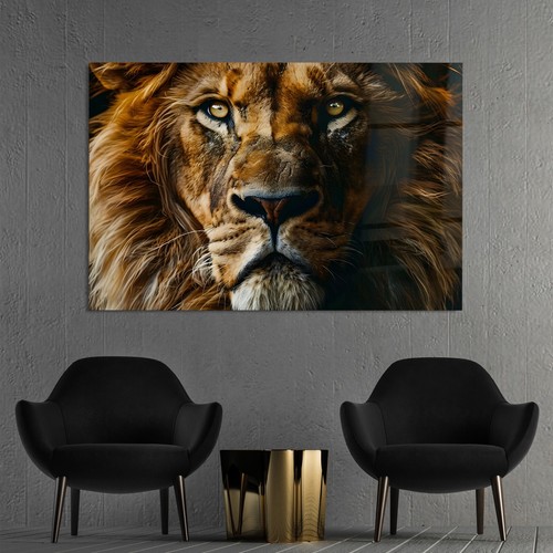 Quadro murale leone - ✅,