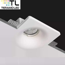 Porta Faretto in Gesso Tondo