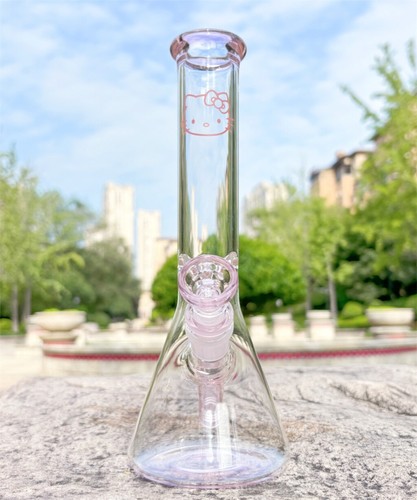 Bong vetro pink kitty - vetro,