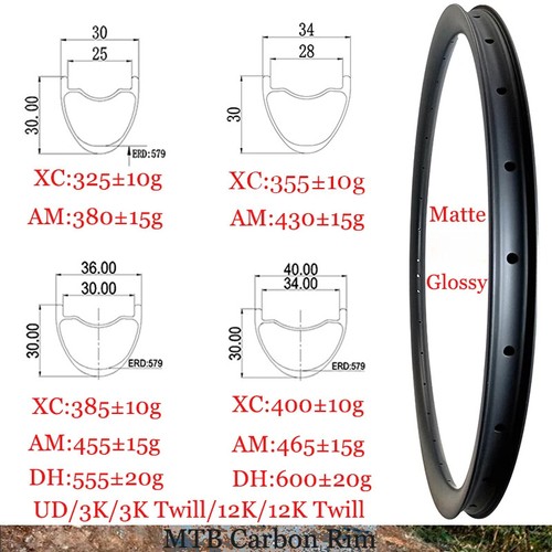 Cerchi carbonio 29er mtb xc - in,