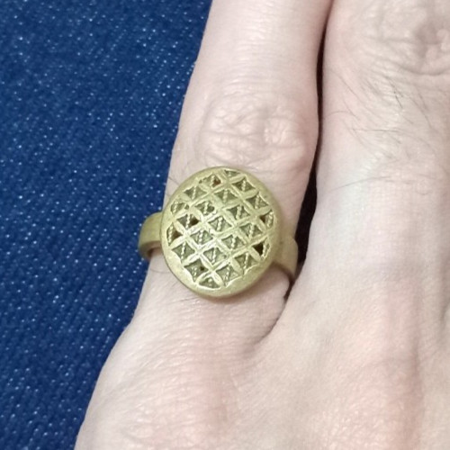 Anello antico bronzo vintage - antico,
