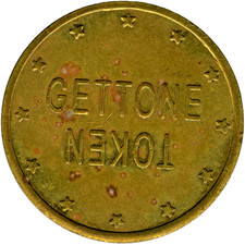 ☆ ITALIA ☆ GETTONE · GETTONE • 24mm. OTTONE · 12 STELLE ☆ 5,55 grammi ☆ JETON ☆C6518