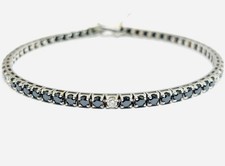 Bracciale tennis diamanti neri