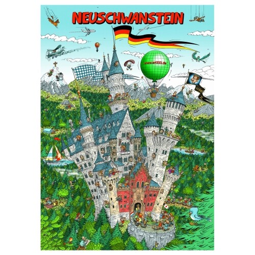 Neuschwanstein puzzle - neuschwanstein,