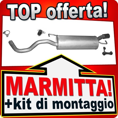 Silenziatore posteriore per - silenziatore,