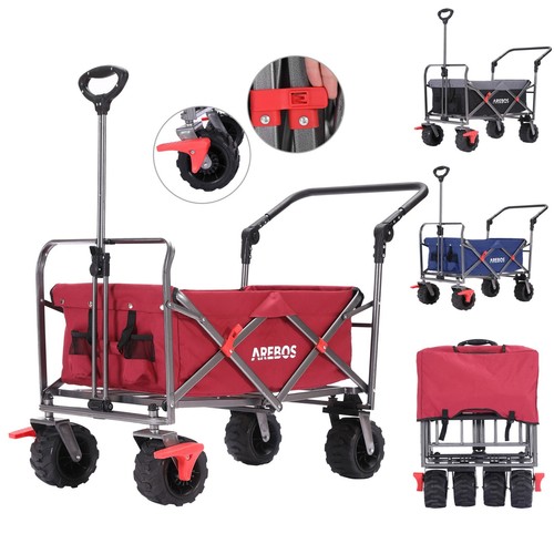 Arebos carrello pieghevole - pieghevole, con