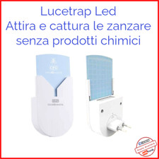 Zanzariera Elettrica Led UV Cattura Zanzare Naturale Carta Adesiva Lucetrap cfg