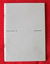 Santarcangelo dei Teatri PROGRAMMA 1996 Leo De Berardinis KISMET Steve Lacy etc.