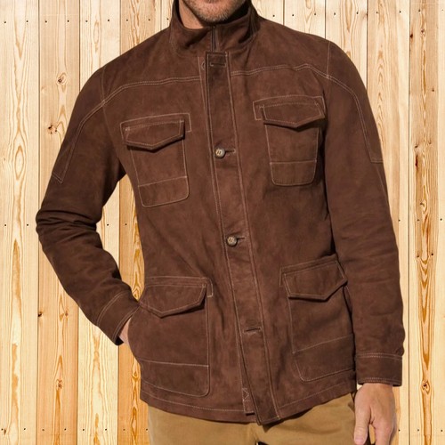 Giacca campo uomo marrone - da,