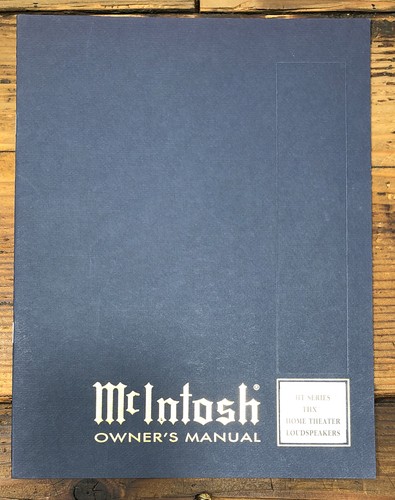 Mcintosh series thx - ht,