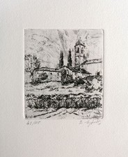 SIGFRIDO BARTOLINI - Acquaforte firmata e num. Da "DIECI INCISIONI" PRANDI 1965