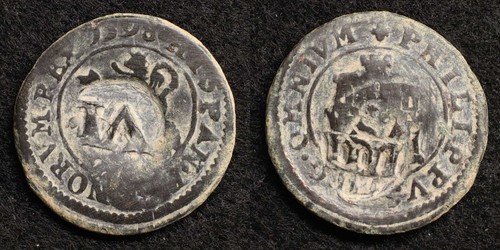 Spain maravedis countermark - *spain,
