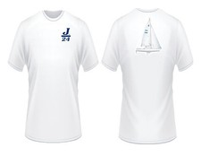 T-shirt arte barca a vela J24