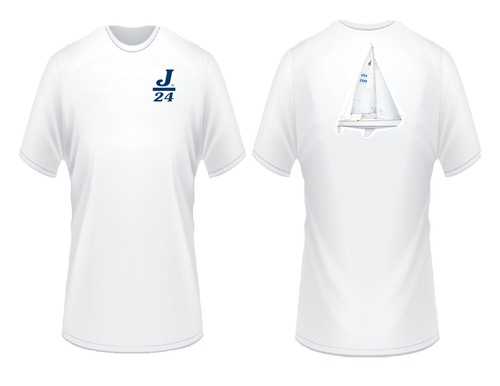 Shirt arte barca vela j24 - arte,
