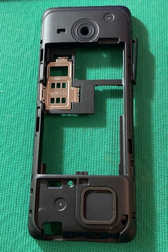 Nokia 206 middle cover black - ,