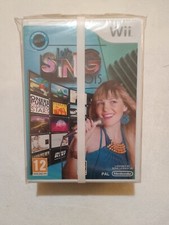 Let's Sing 2015 Nintendo Wii wii U confezione integra gioco con microfono