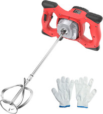 Betoniera, 2100W Betoniera Elettrica con 6 Velocità, 110V Miscela Fango Portatile