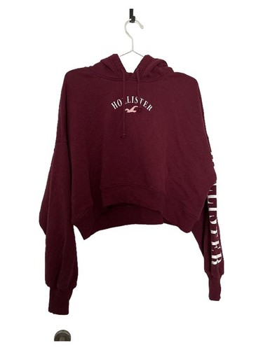 Hollister donna crop top felpa