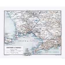 Mappa storica - Napoli Italia