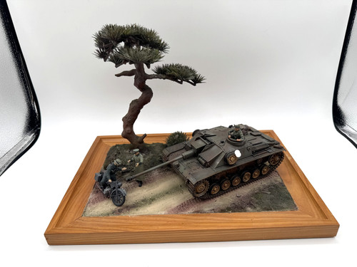 Diorama wwii german stug - 1:35,