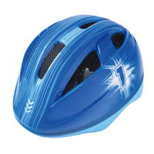 CASCO CASCHETTO PER BICI BICICLETTA MTB BAMBINO BIMBO TAGLIA XS 48-52 CM BLU
