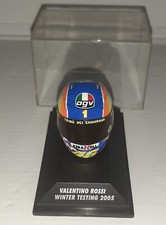 CASCO VALENTINO ROSSI WINTER TESTING 2005 MINICHAMPS SCALA 1/8