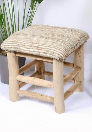 Sgabello legno mango - sgabello,