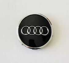 1 Tappo Coprimozzo Audi 61 mm Nero A1 A3 A4 A5 A6 Q3 Q5 Borchie Ruote Lega